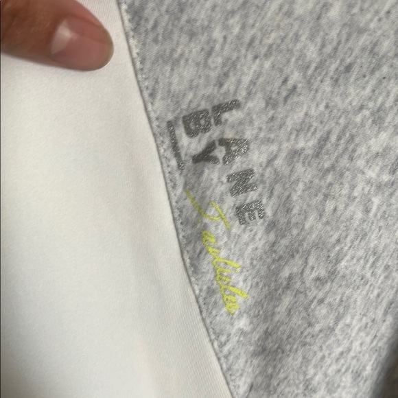 Lane By Sporty Gray and White Top - Picture 3 of 6